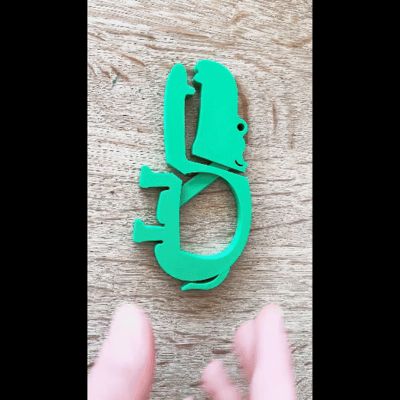 Chubby hippo chip clip