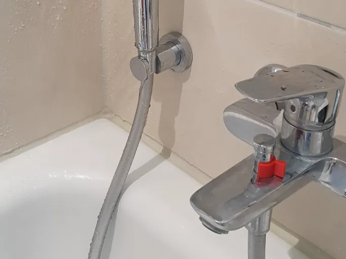 Badewanne Sperre für Zugumsteller / Umstellventil
