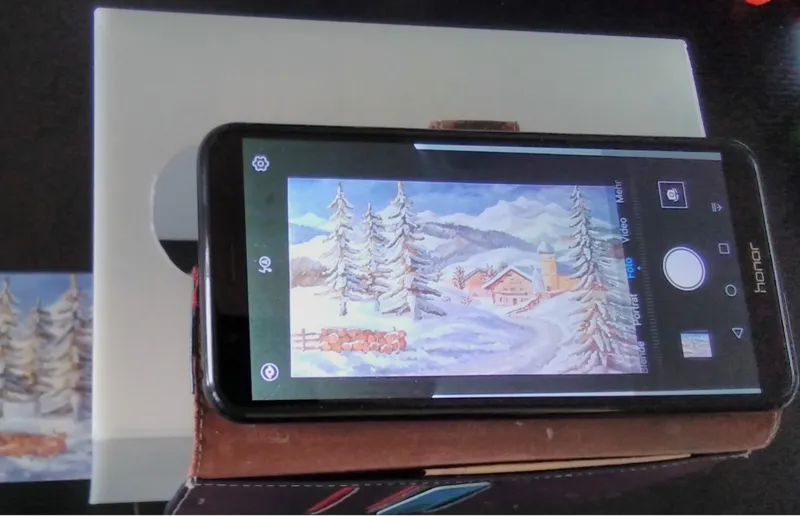 Phone-Stand for Postcard & Notes Document Scanning