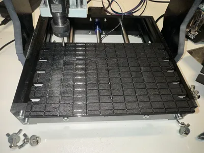Sacrificial bed for 610 cnc mill