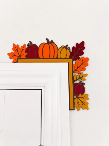 Accesorio para impresora 3D: Autumn Fall Door Corner Decoration — vista de referencia 2