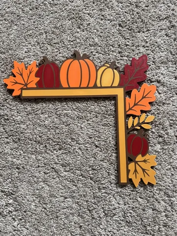 Accesorio para impresora 3D: Autumn Fall Door Corner Decoration — vista de referencia 3