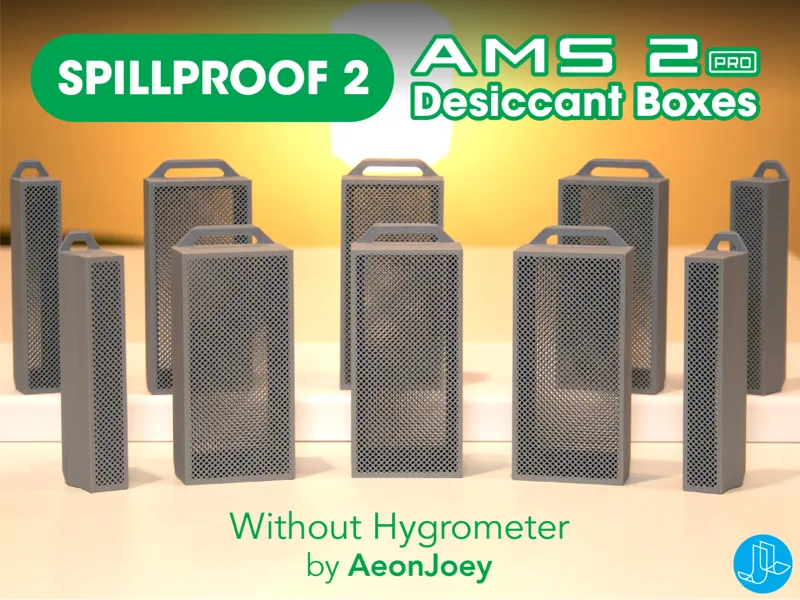 SPILLPROOF2 AMS 2 Pro Desiccant Box- No Hygrometer