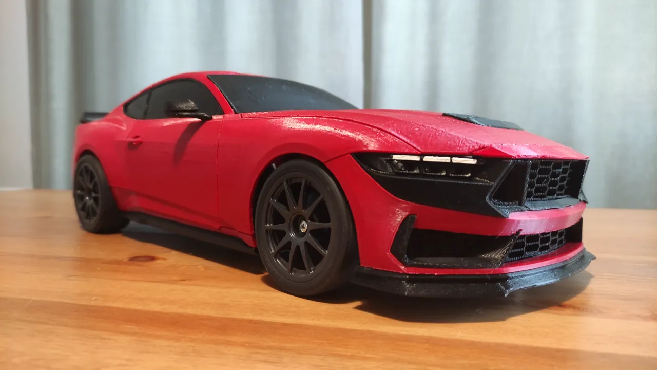 1/10 Mustang Dark Horse RC Car view 2