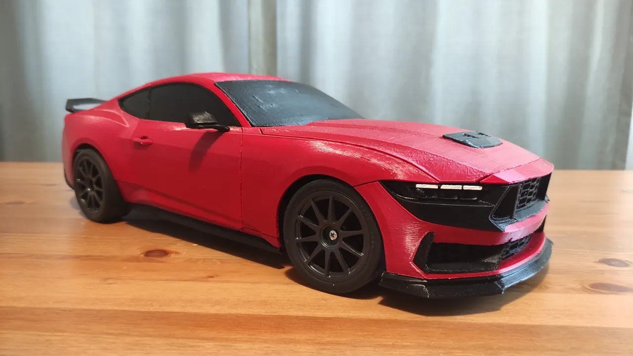 1/10 Mustang Dark Horse RC Car view 3