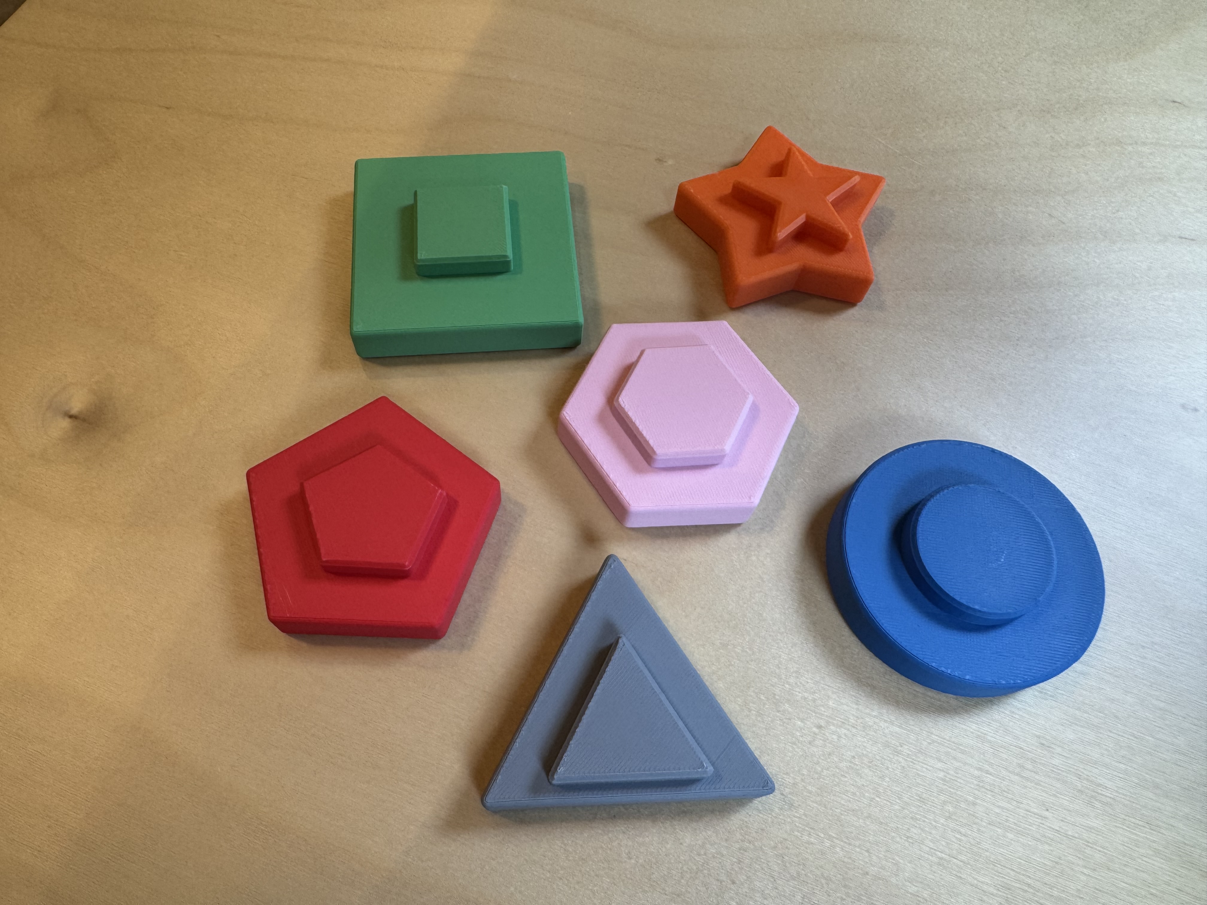 Miniatura 4 do modelo 3D ShapeStack – Customizable Stacking Learning Blocks
