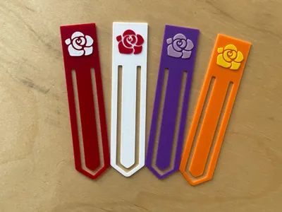 Rose Bookmark – Elegant Design