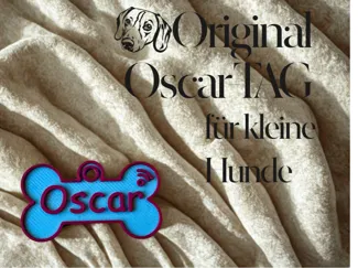 OscarTag - NFC Halsbandanhänger für kleine Hunde