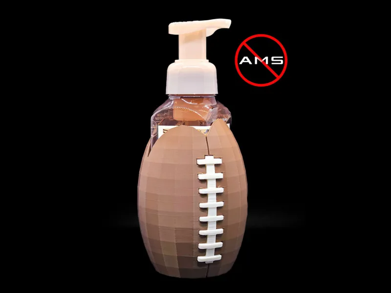 Low-Poly American Football BBW Soap Holder -No AMS