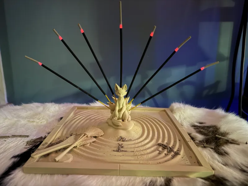 Kitsune Zen 7 - Incense Holder