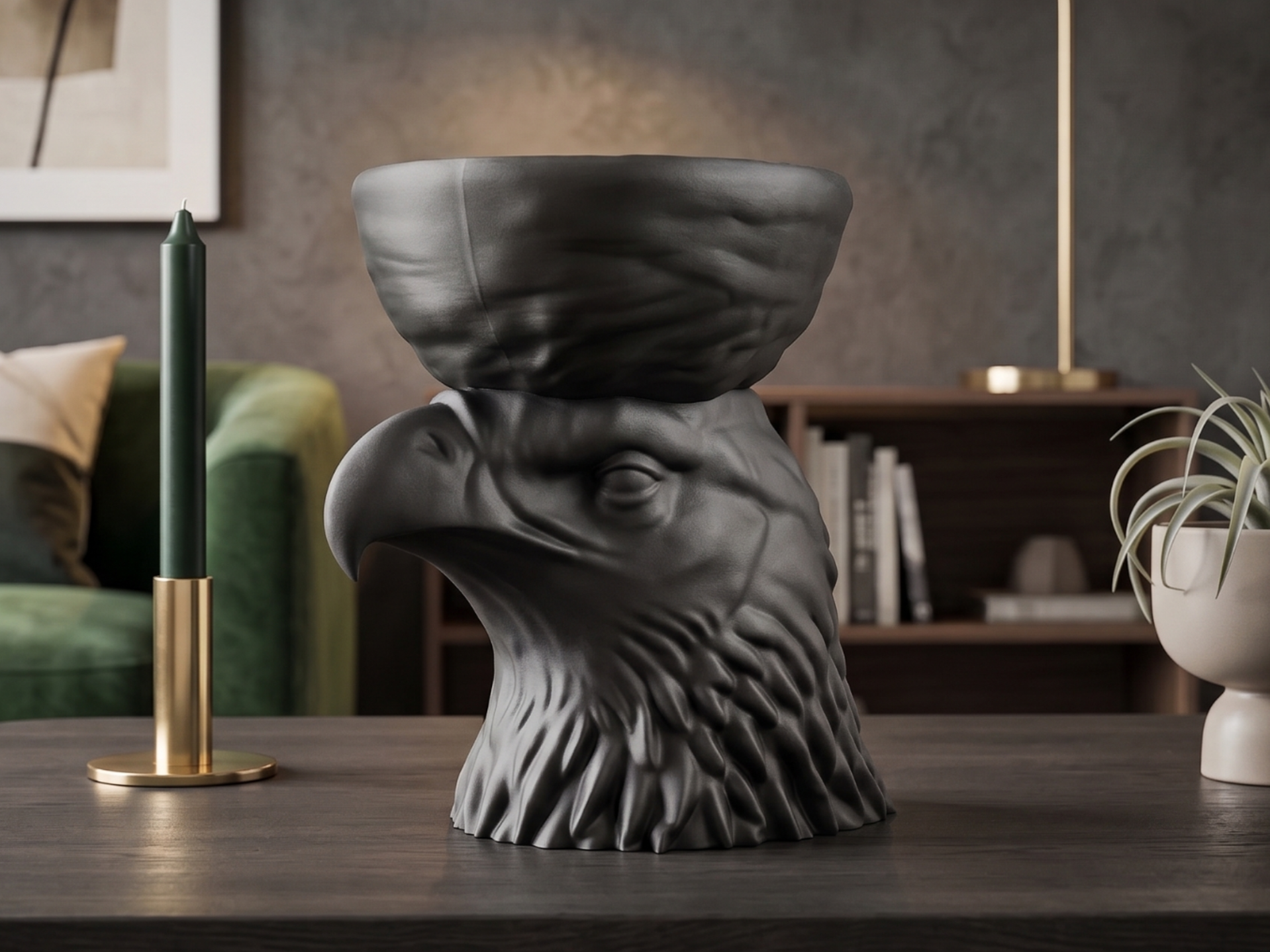 Eagle Head Animal Bowl Organizer