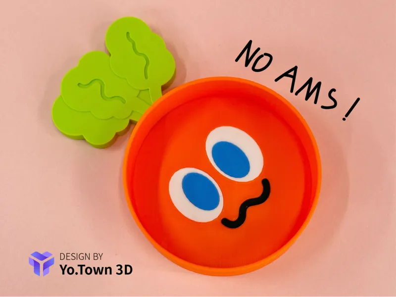 【Yo.Town 3D】Mayday Carrot storage tray