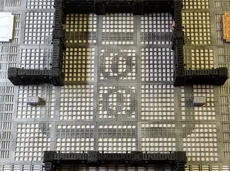 4'' x 4'' Floor Tiles - Pipe Grates & Mechanicus