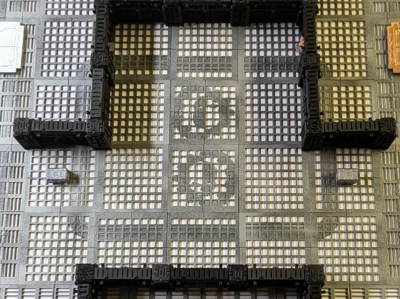 4'' x 4'' Floor Tiles - Pipe Grates & Mechanicus