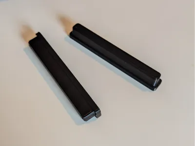 Muzata Thin Handrail End Caps