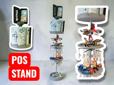 modular point off sale display stand