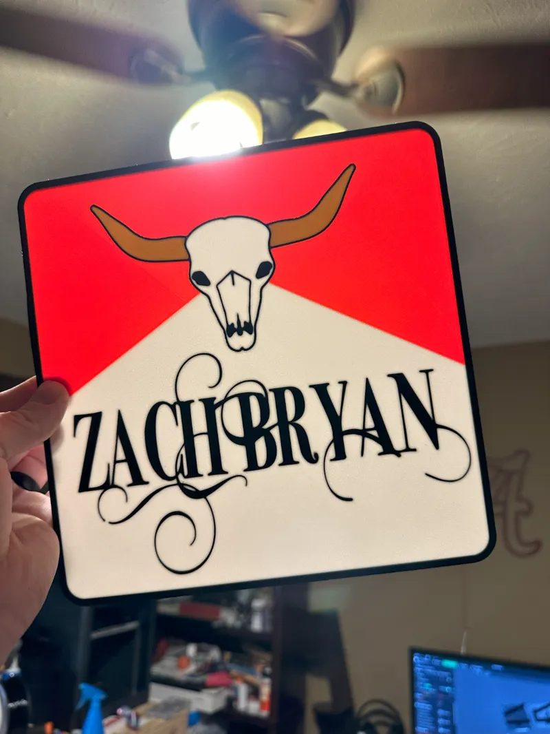 Zach Bryan "Marlboro" Light Box