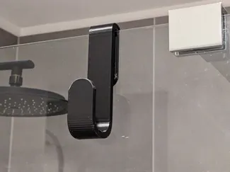 Handtuchhalter für Glaswanddusche