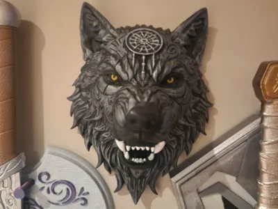 Wolf Head wallmount