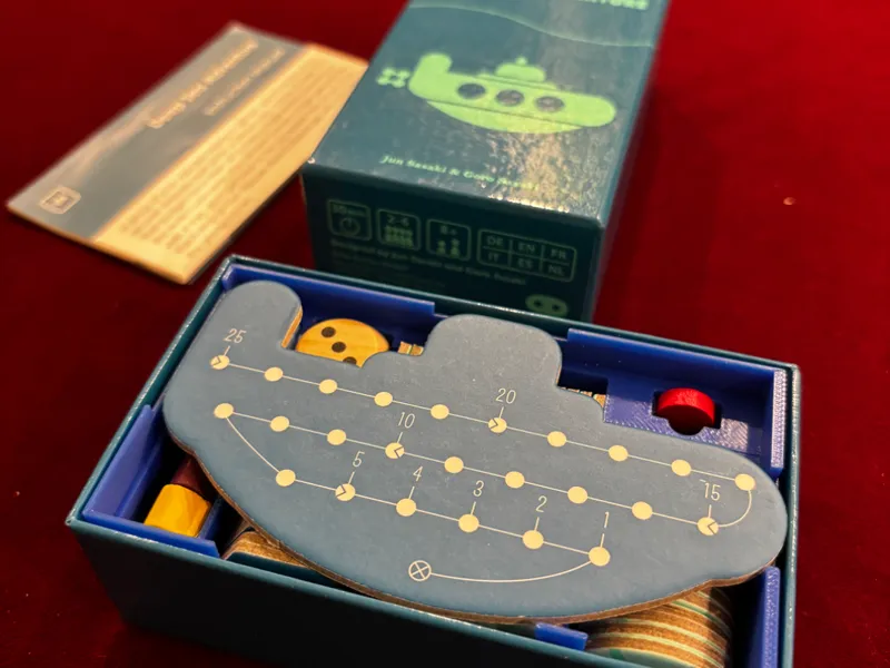 Deep Sea Adventure Board Game Insert