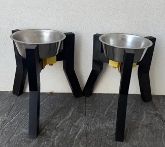 Pet Food and Water Stand