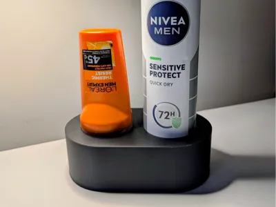 Deodorant & Toiletries Desk Organiser — Dual Stand