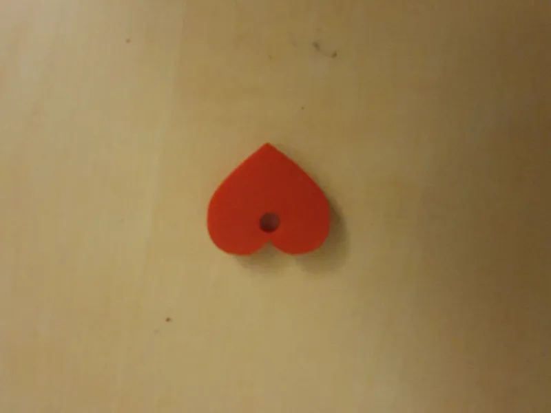 porte clef cœur