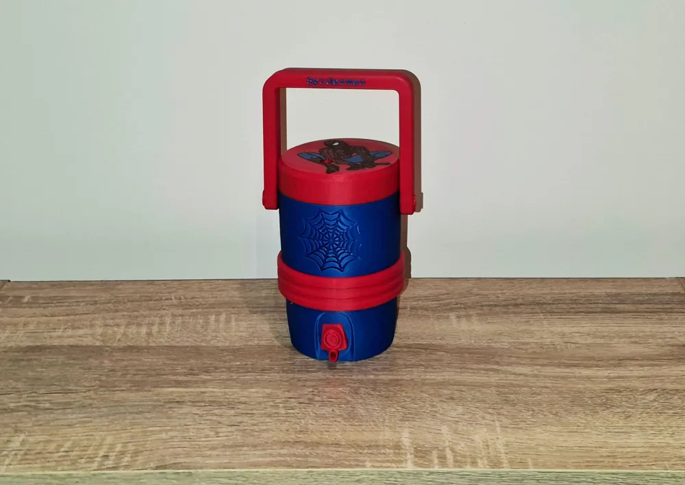 Process Layout Man 3D Printed Spider-Man Can Holder - Free 3D Print Model - MakerWorld