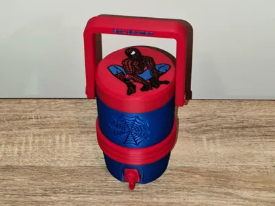 3D Printed Spider-Man Can Holder
