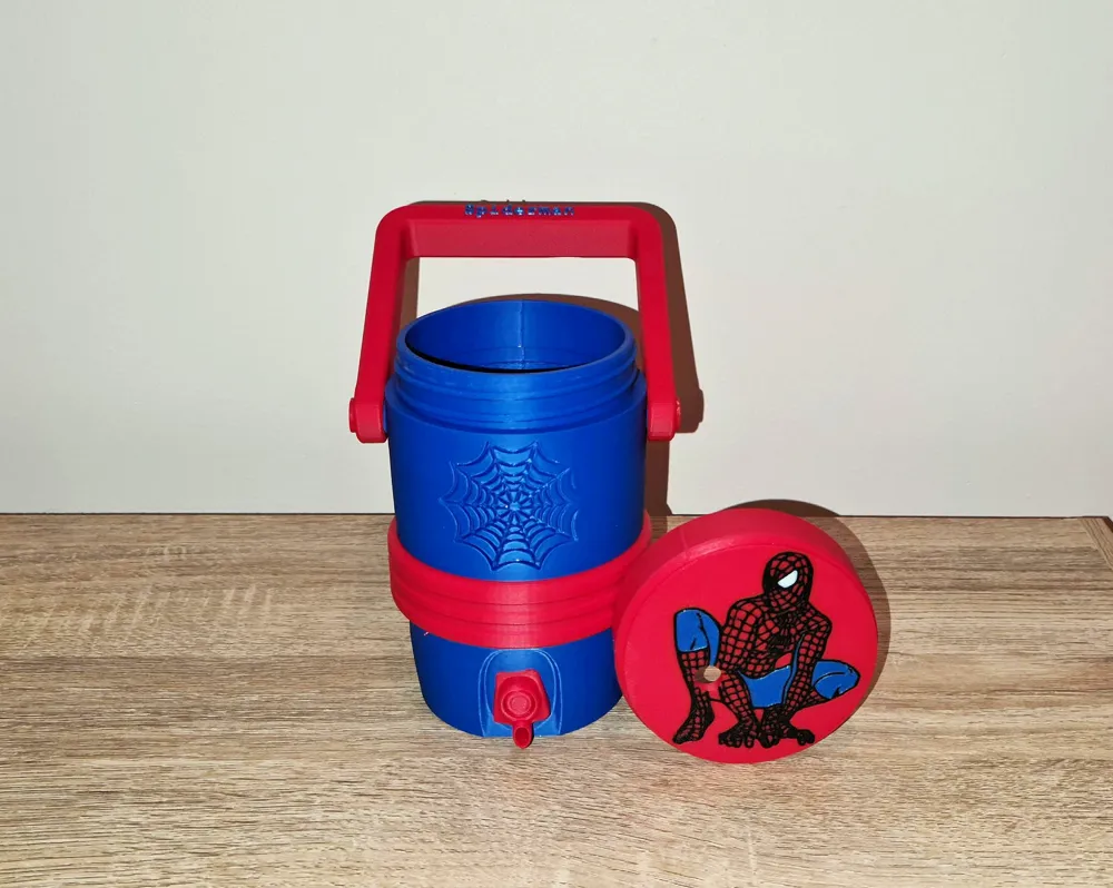 Process Layout Man 3D Printed Spider-Man Can Holder - Free 3D Print Model - MakerWorld