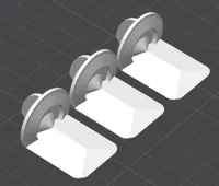 Liquid Ant Bait Holder 3x Wall Set