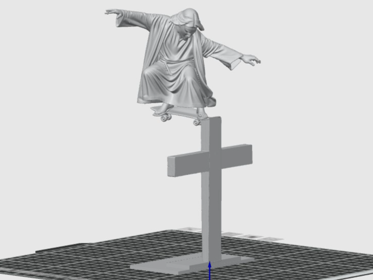 Holy Grind! Skateboarding Jesus Overcomes Death!