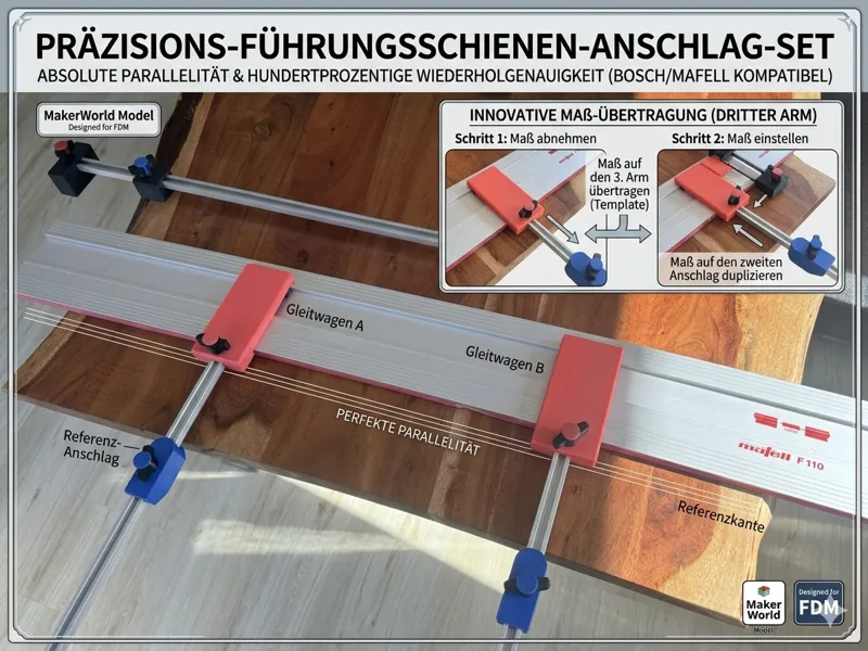 Parallelanschlag Führungsschiene Bosch/Mafell