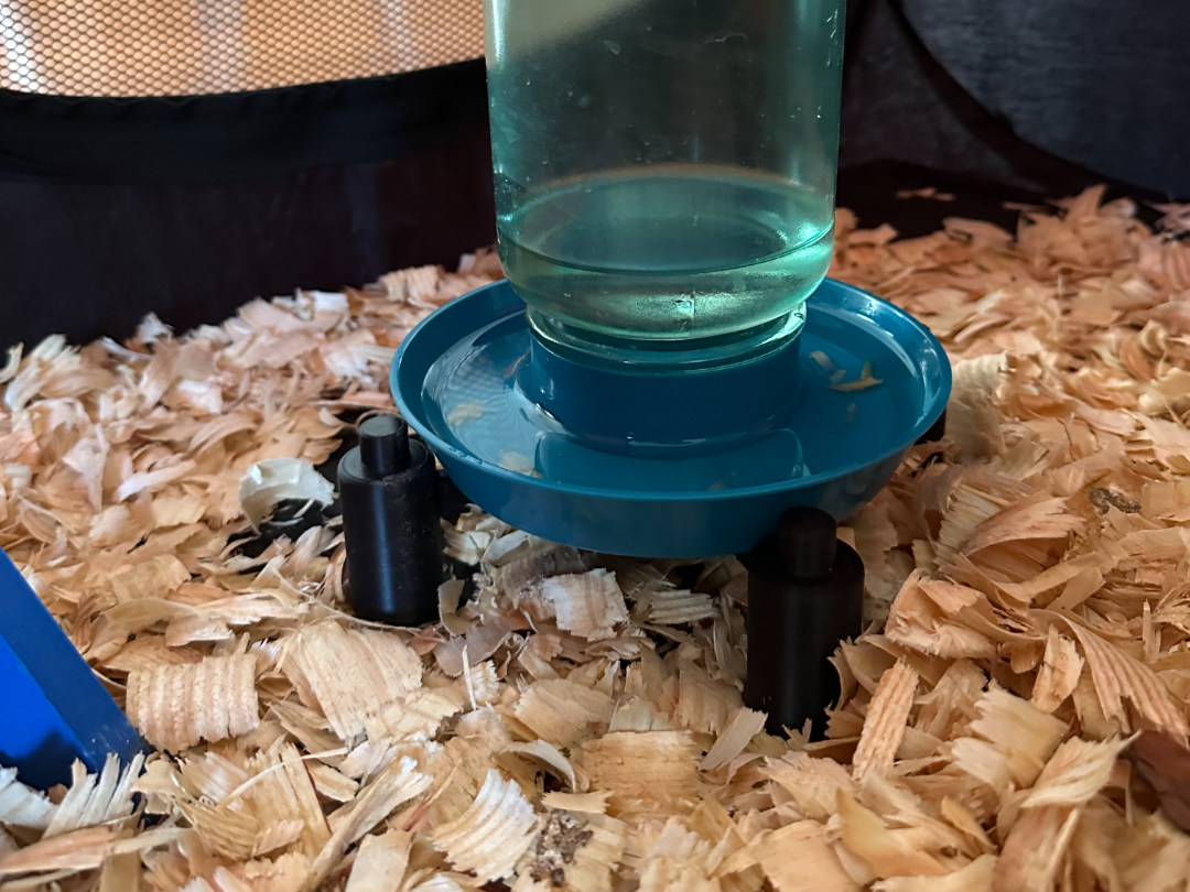 Waterer/Food Stackable Riser 