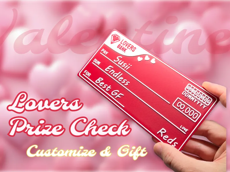 Lovers Bank Prize Check