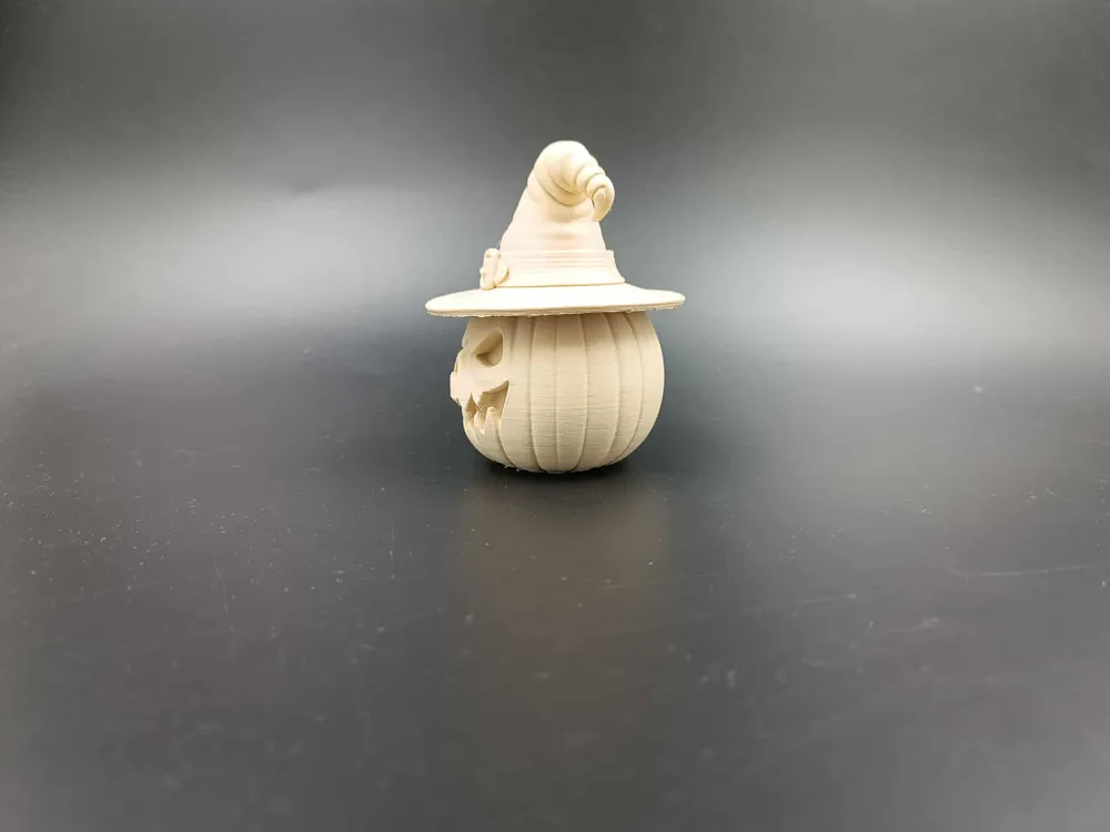 Spooky Halloween Witch Pumpkin - Free 3D Print Model - MakerWorld