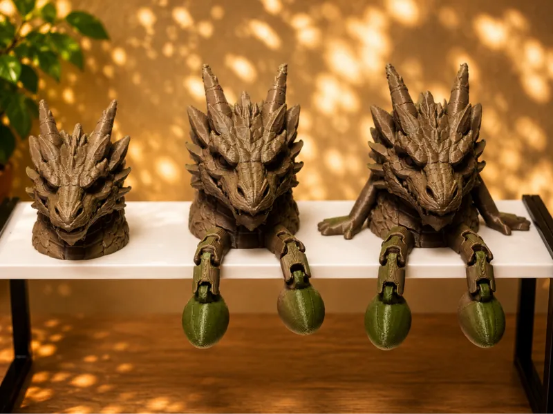 Dragon Articulated,flexy Mini Figurine