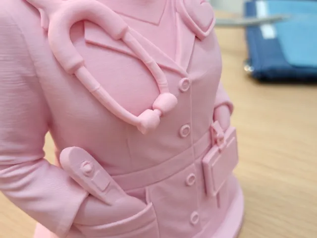 Female Medical Pen Holder / Nurse Desk Organizer