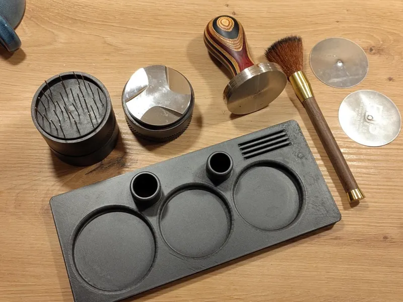 Espresso puck prep organizer (58mm)
