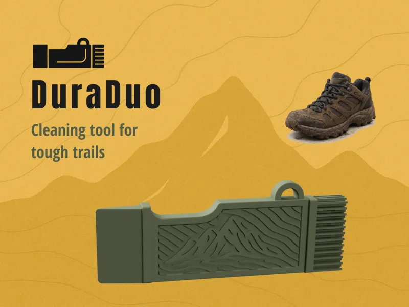 DuraDuo - Scraper & Brush Two-in-one Cleaning Tool