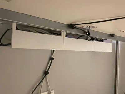 Cable Tray for 19 - 20 mm Table Top (Ikea THYGE)