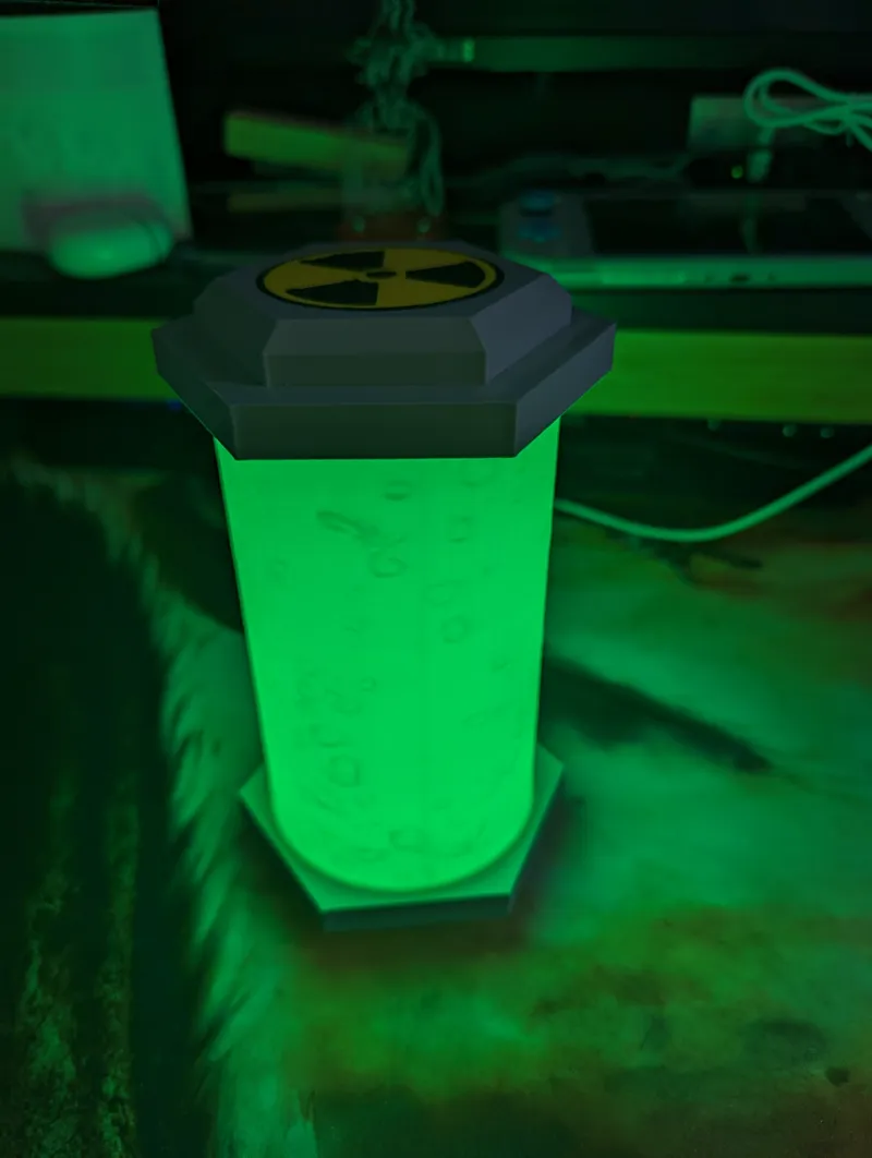 Radioactive Ooze LED Lamp v1