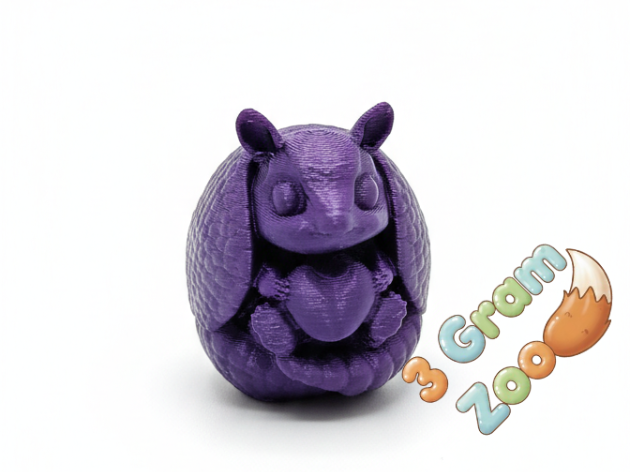 Heart Hugging Armadillo Cute Mini Pocket Valentine