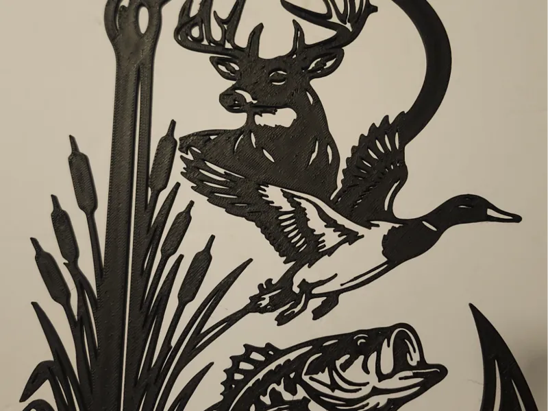 Hunting and fishing Wall art decor