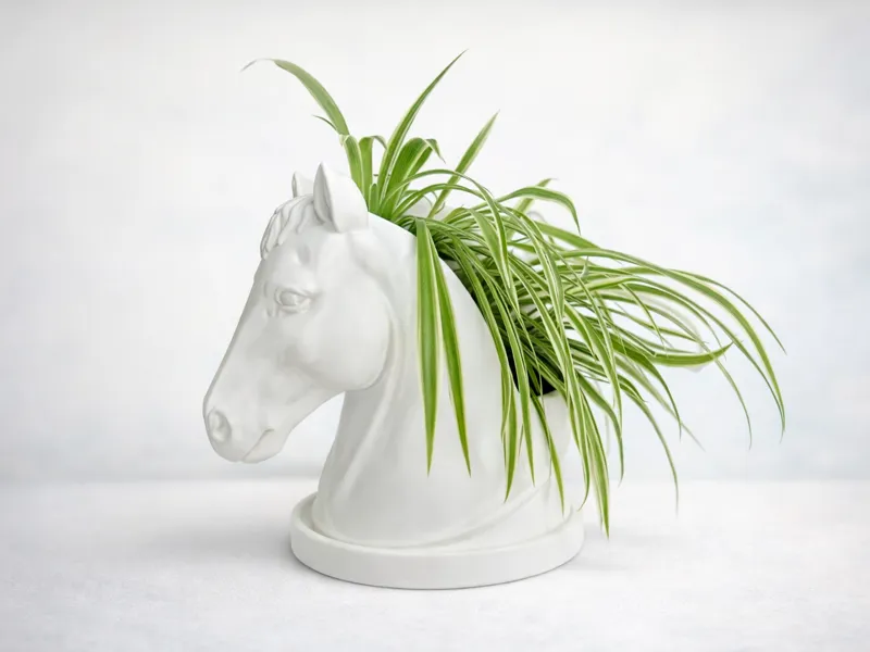 Living Mane – Horse Head Planter