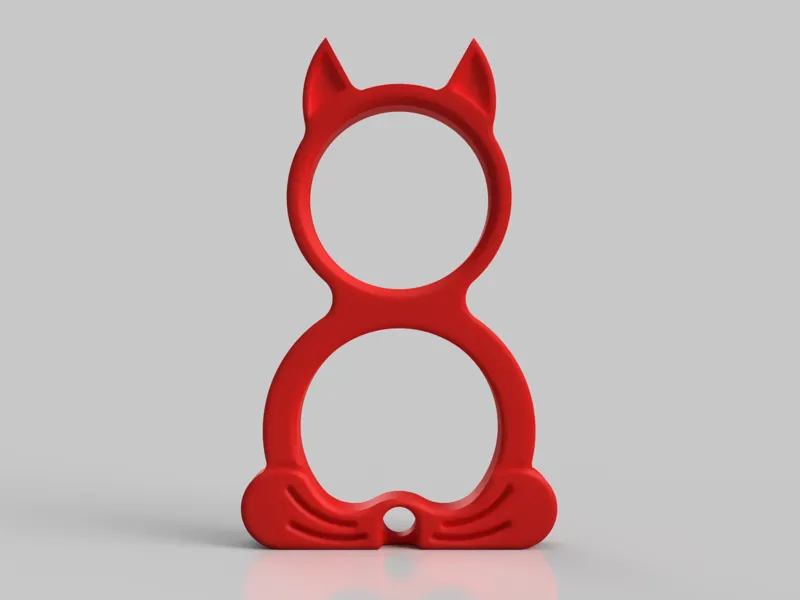 Knuckle Cat - keychain