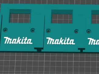 Makita 18v Battery Wallmount for 3 Batterys