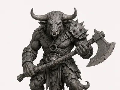 Minotaur warrior