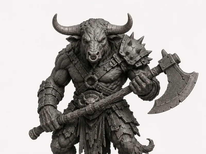 Minotaur warrior