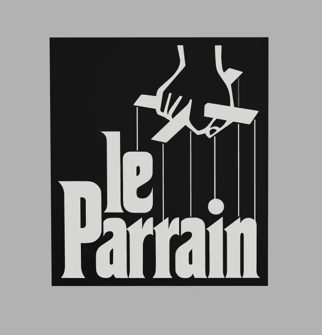 Le Parrain lightbox led lamp